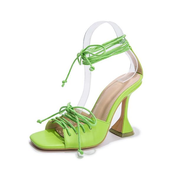 

summer pumps gladiator sandals shoes women thin high heels open toe sandal lady ankle strap pump size 35-42, Black