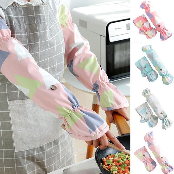 

disposable gloves arm sleeves covers reusable waterproof protector protective oversleeves for cooking working hvr88