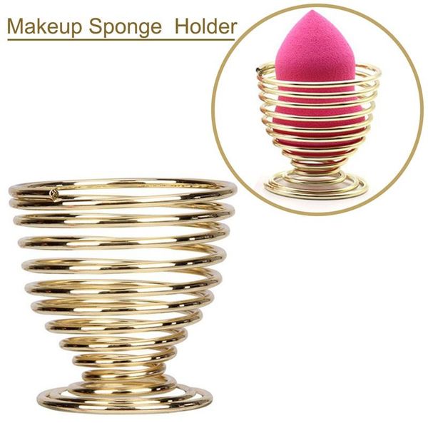 

hooks & rails 1pcs beauty makeup sponge blender holder drying rack stand, sponges powder puff support display st