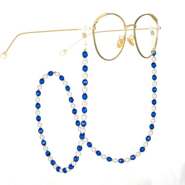 

party masks 4pcs eyeglass chain retainer rhinestone beaded lanyard cord reading glasses strap holder necklace fashion accessories