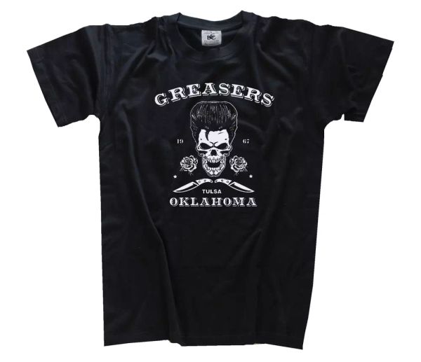 

famous movies - greasers tulsa oklahoma t-shirt s-3xl, White;black