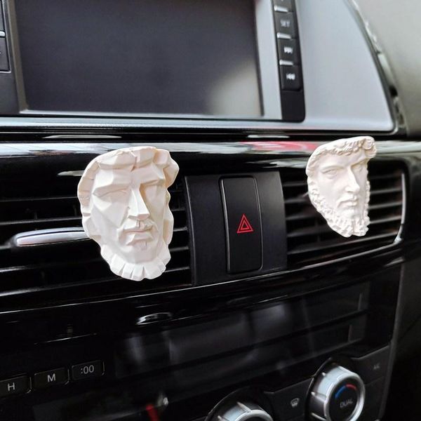 

car air freshener imitation plaster statue perfume clip creative mini vent auto accessories interior aroma