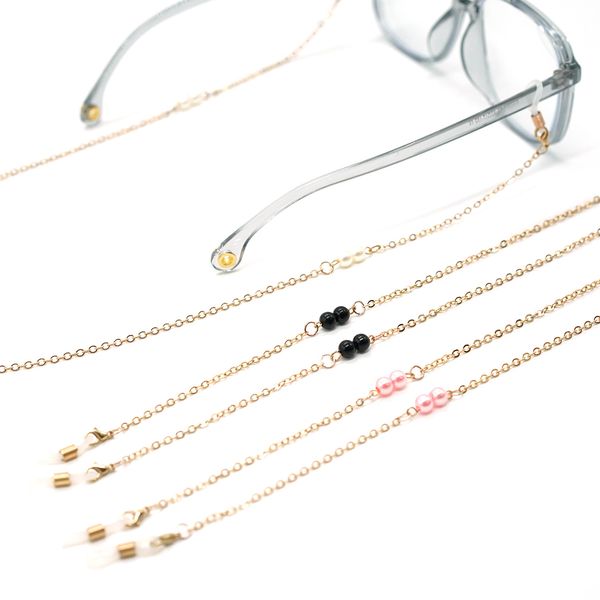 

non-slip metal eyeglass chains sunglasses holder necklace reading glasses lanyard spectacles cords eyeglass holder