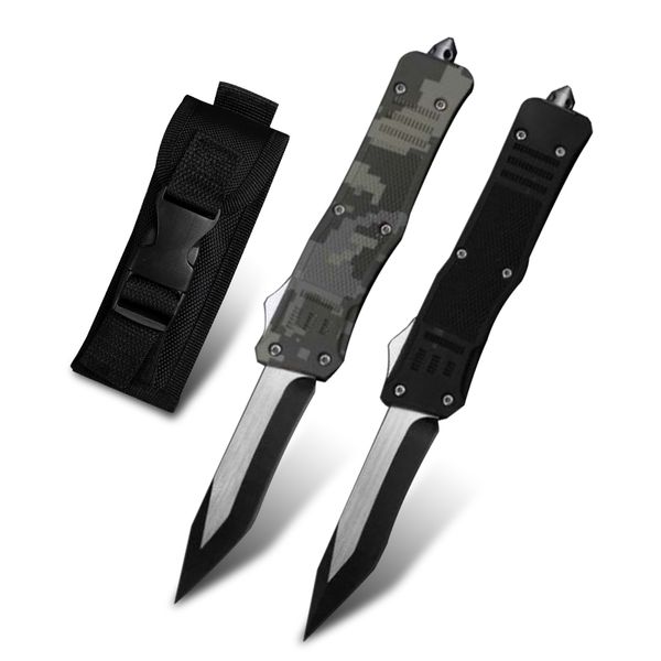 

bm military survival tactical knives front automatic knife 440c steel otf camping outdoor hunting knife skinning pocket blade edc tool kitch