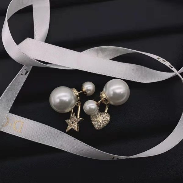 

special offer 75%off outlet onlinekorean version earrings fashion trend love asymmetric earrings s925 silver needle