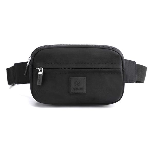 

women nylon waist bags fanny pack belt packs laser chest phone pouch