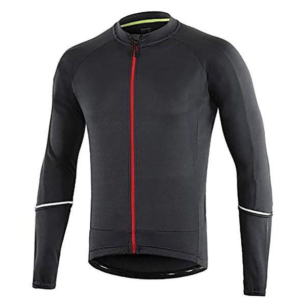 

racing sets spring autumun men's cycling clothing long short sleeve biking shirt with 3 rear pockets, breathable quick dry bicycle jers, Black;blue