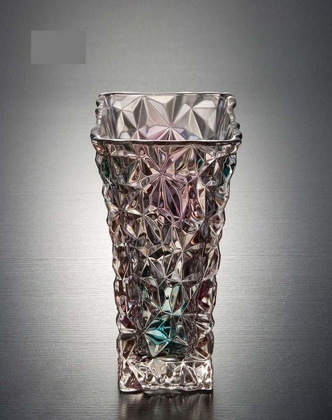 

vases crystal glass flower vase 30 cm x14 for home decoration