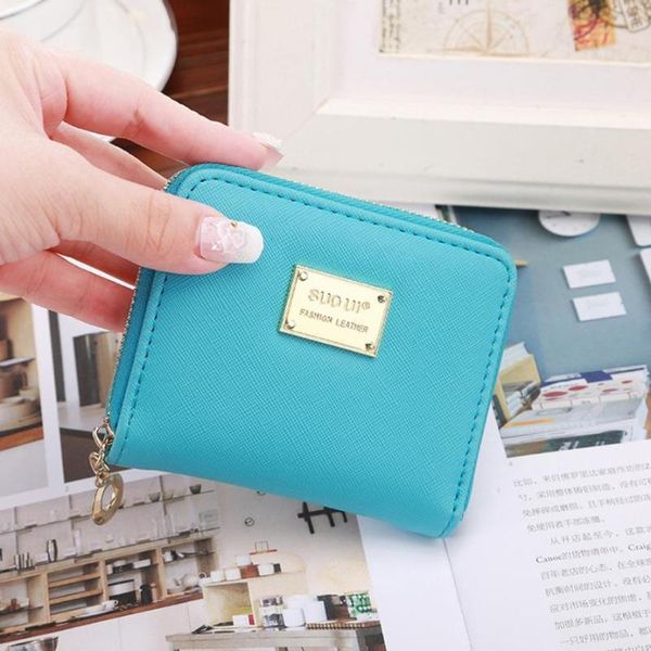 

storage bags maison fabre leather wallet women small card holder zip coin purse clutch handbag drop 2021