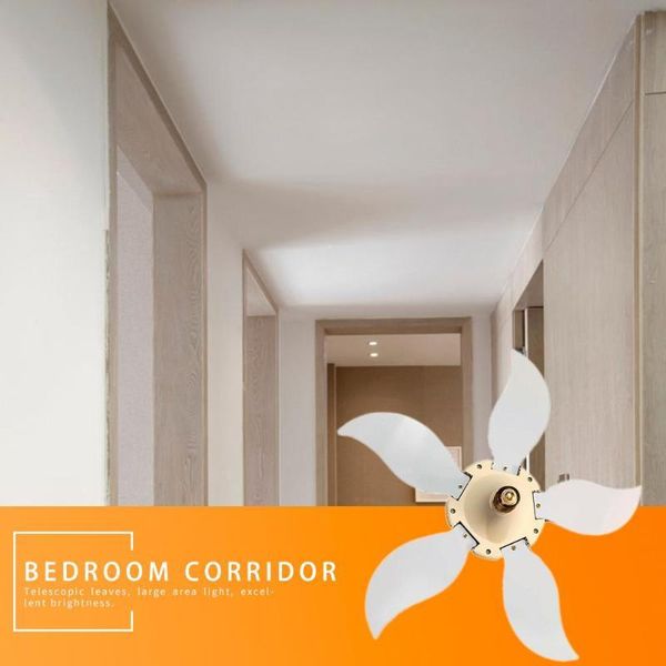 

bulbs foldable led garage light lamp 75w e27 angle adjustable fan blades energy saving low power consumption high brightness