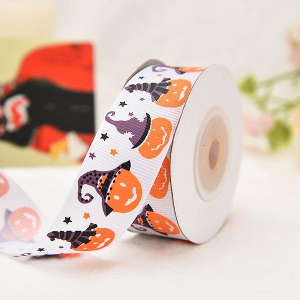 

party decoration halloween style ribbon 10mm 22m gift silk wide satin home wedding decor box packbag wrapping diy