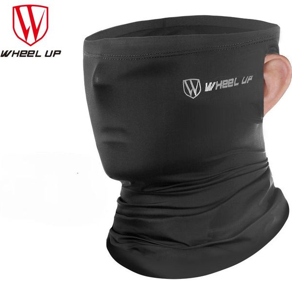 

wheel up outdoor cycling hiking camping hunting running neck tube scarf bandana bike motorcycle face mask women men h437 caps & masks, Black