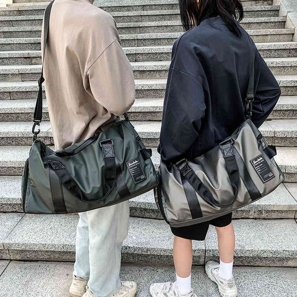 

luxury handbags tide short distance travel female hand luggage dry wet separation large capacity portable sports bag yoga bag