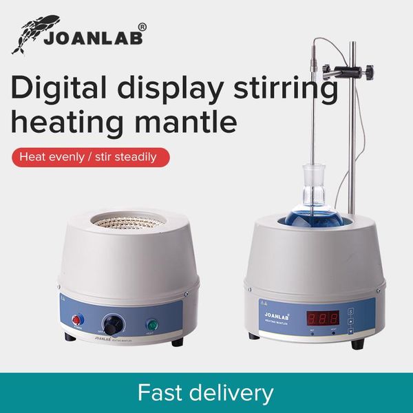 

lab supplies joanlab 250ml 1000ml 2000ml digital electric heating mantle magnetic stirrer equipment with thermal regulator 110v to 220v