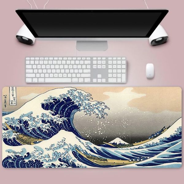 

mouse pads & wrist rests japan famous large game pad table mat oversized rubber personalized landscape