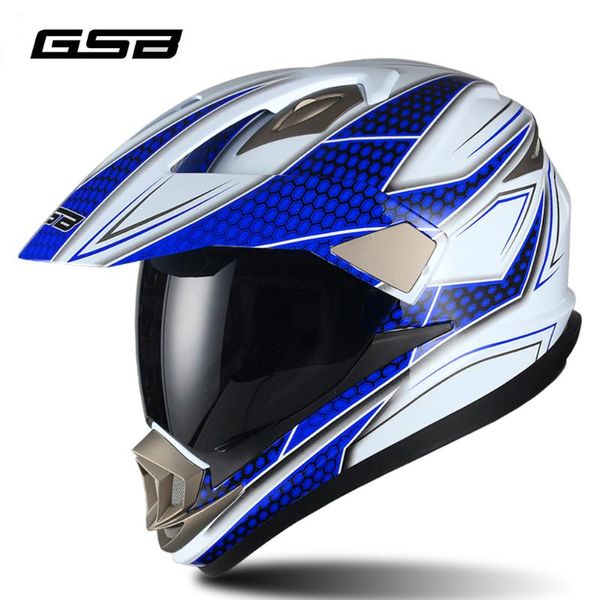 

motorcycle helmets gsb full face helmet men 2021 fashion motocross moto cross downhill off-road casco ece