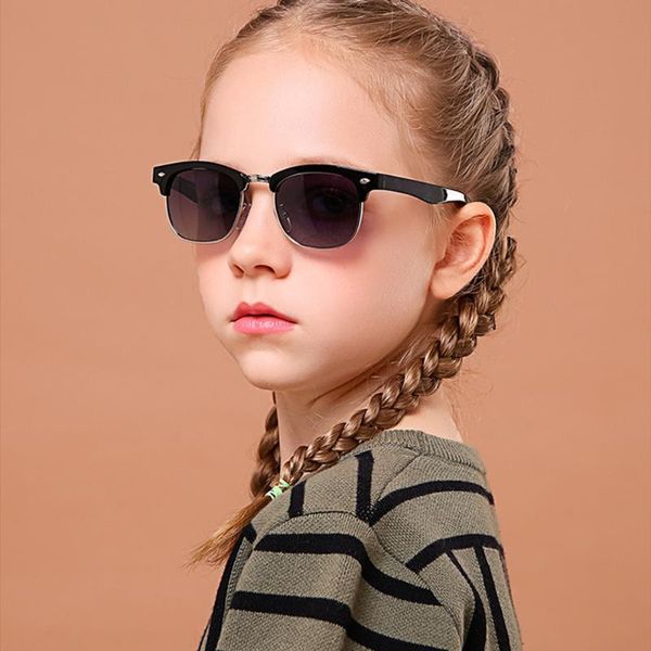 

sunglasses kids polarized vintage boys girls eyewear sun glasses children fashion cool outdoor uv400 brand designer 3020, Blue