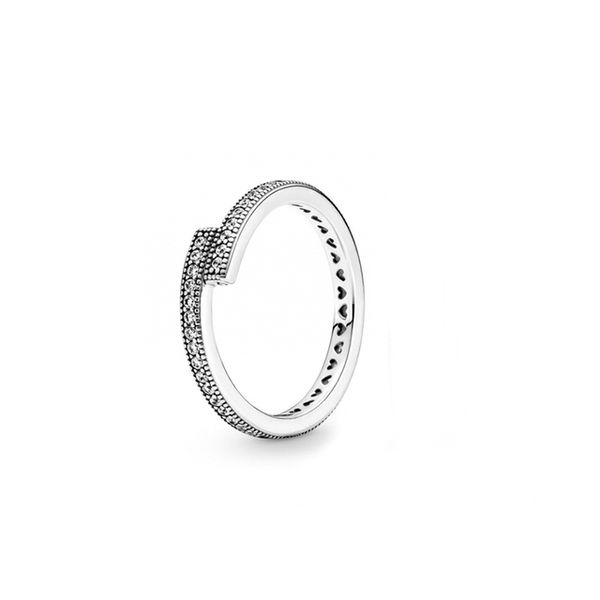 Memnon Jewellery Autentico anello in argento sterling 925 Anelli scintillanti sovrapposti Fit gioielli stile Pandora europeo per le donne 199491C01
