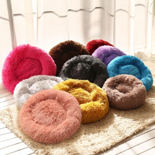 

kennels & pens pet plush warm nest cat kennel winter small medium room bed dog pad, cats and dogs sofa