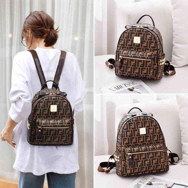 

2022 factory wholesale handbag fashion spring street bag trend women's large capacity backpack