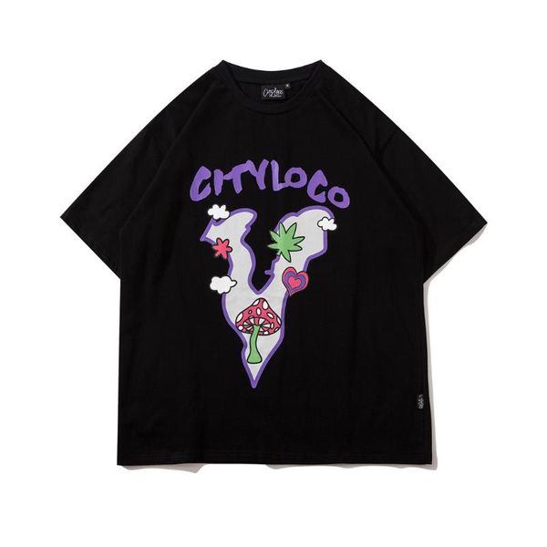 

men's t-shirts eukaaru men cotton short sleeved t-shirt kawaii mens loose tshirt large oversized women sleeve t shrit streetwear, White;black