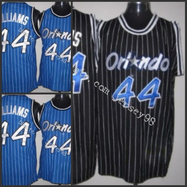 

orlando magic men 44 jason williams retro basketball jersey, Black