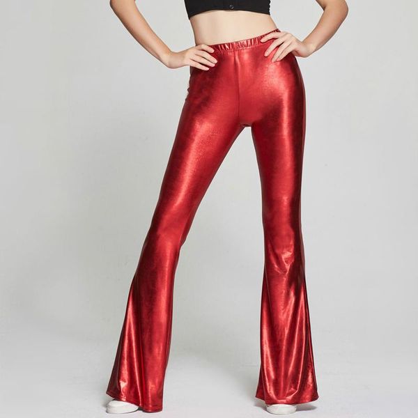 

women's pants & capris woman slim flared trousers vintage high waist casual ladies fit fashion baggy plus size, Black;white