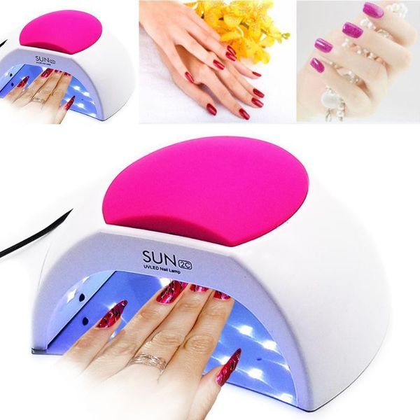 

nail lamp uv sun2 dryer for uvled gel infrared sensor with rose silicone pad salon use1