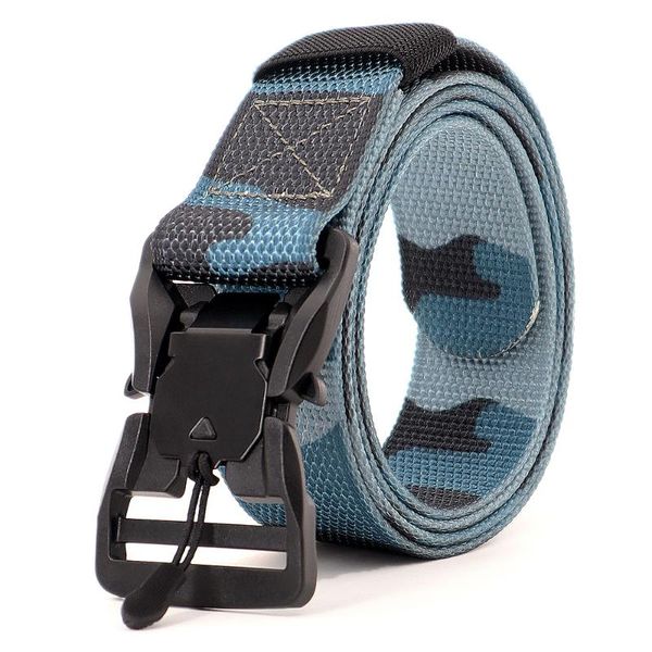 

belts men's woman outdoor genuine tactical belt hard pc quick release magnetic buckle military fashion casual nylon sports, Black;brown