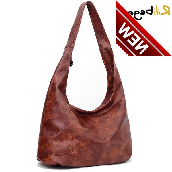 

classic solid tote soft pu leather shoulder vintage hobby women handle handbag female crossbody bag