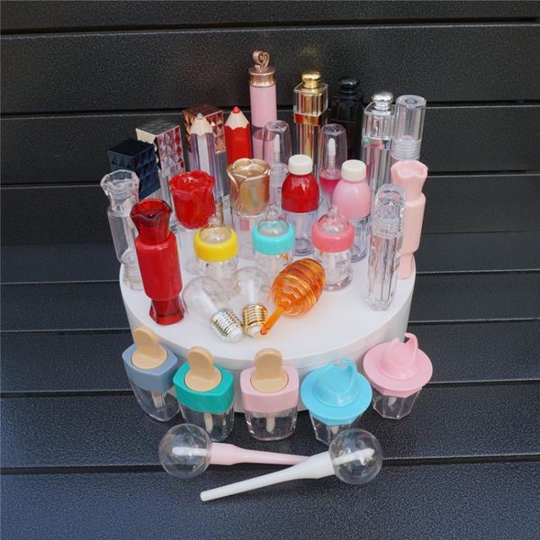 

storage bottles & jars 20pcs empty plastic lip gloss tube packing container mini packaging box containers