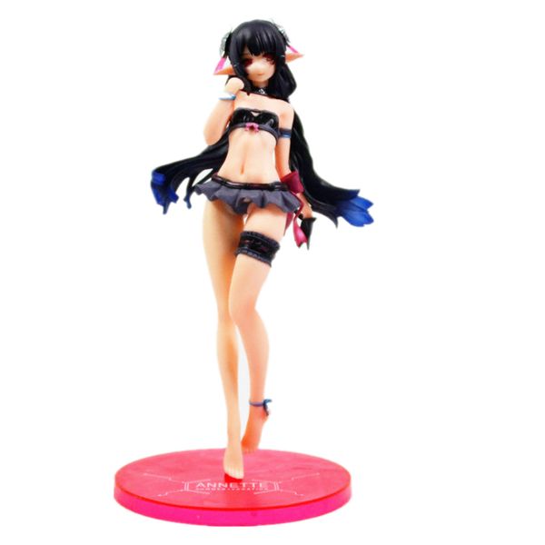 Anime Game Sexy Girl Figure Fantasia Estrela Online 2 Es Annette Swimsuit Ver. Brinquedos modelo de coleção PVC x0503