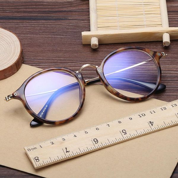 

sunglasses retro glasses frame men and women korean version of the big flat glossy fashion tide guards blue 2052, White;black