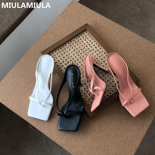

dress shoes 2021 summer fashion narrow band high heels woman pumps brand designer socofy ladies shoe loafers mules flip flops party, Black
