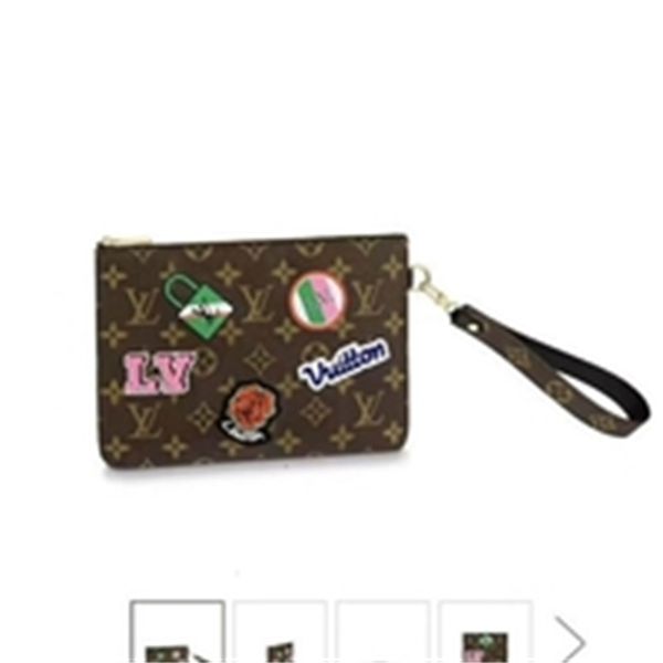 

clutches chain brand long designer compact luxury 0763 wallet printed wallets embroidery purse city evening key handbag m63447