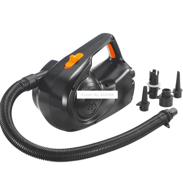 

rafts/inflatable boats electric air pump dual use inflation/suction can be charged for inflatable tent/boat/bed suction ht-338