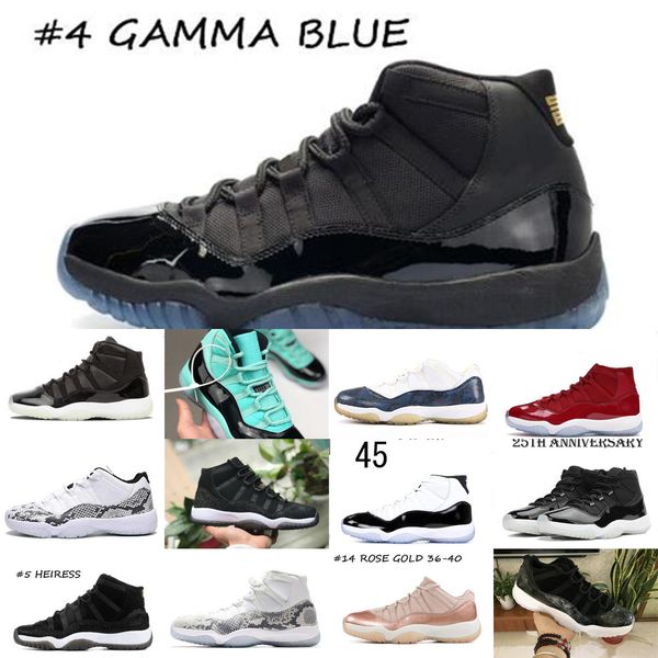 

11 11s high sneakers 25th anniversary 45 bred men basketball shoes black cat 4 13 grey gamma legend gym gamma sports 22ao6t