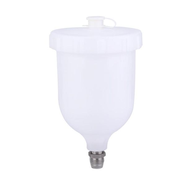 

professional spray guns 600ml paint gun pot air gravity plastic cup male thread connector tornador feed