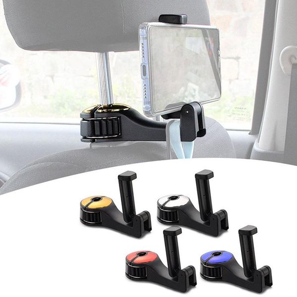 

cell phone mounts & holders 2 in 1 holder car chair hook magnetic multi function mobile for handbag purse organizer grocery cloth