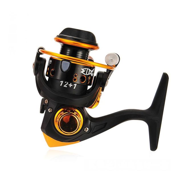 

mini spinning reel 5.2:1 rock ice fishing reesl strong drag power 12 1bb wheel distant vessel molinete de pesca baitcasting reels