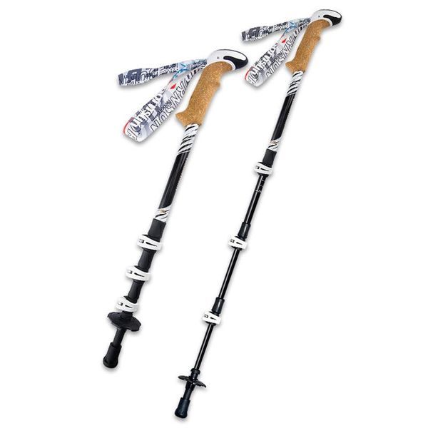 

trekking poles robinson | night edge 3k alpenstocks fittings aluminium retractile lightweight hiking walking sticks