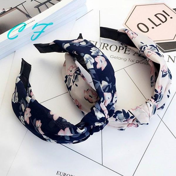 

dhl/ems korean fabric headwear wide side band simple twist braid knot headband hair accessories, Slivery;white