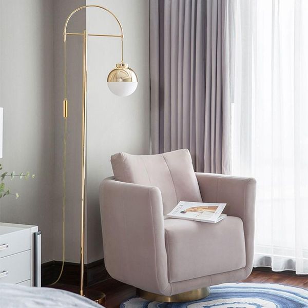 

nordic modern creative single head led floor lamp bedroom living room lobby lighting sofa corner interior decor rgb lamps