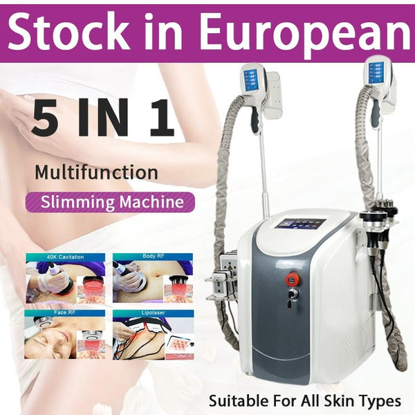 Peso più recente 6 in 1 Cryolipolisi Maglie Riduci 40K Ultrasuoni/corpo RF Freezing Machine Crioterapia Delizio Macchina di bellezza dimagrante