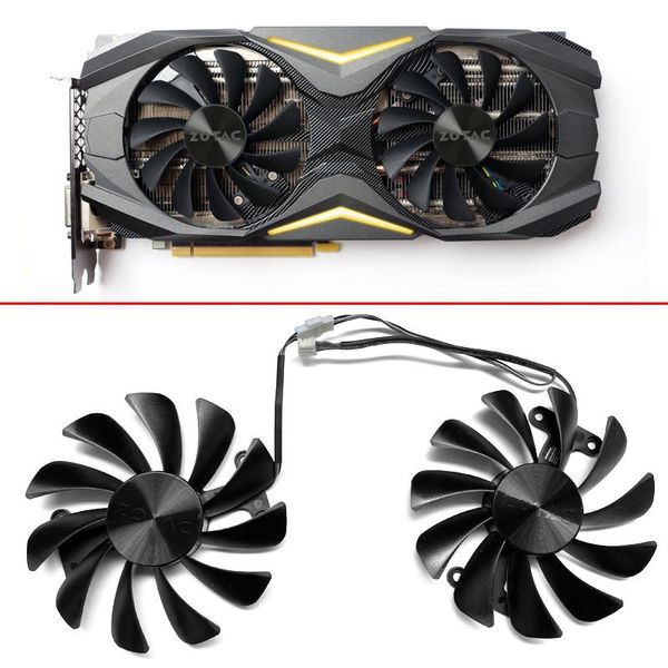 

95mm gaa8s2u gfm10012h12spa 4pin cooler fan replace for zotac geforce gtx 1070 1080 amp gtx1080 graphics card cooling fans lappads