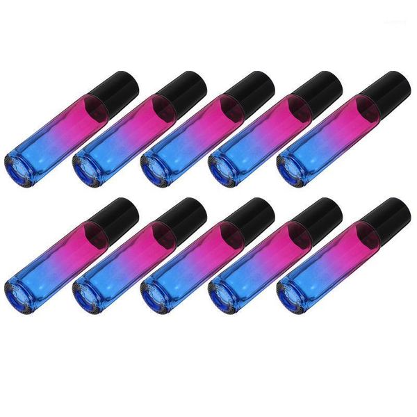 

storage bottles & jars 10pcs cosmetics essential oil 10ml roller-on sub containers