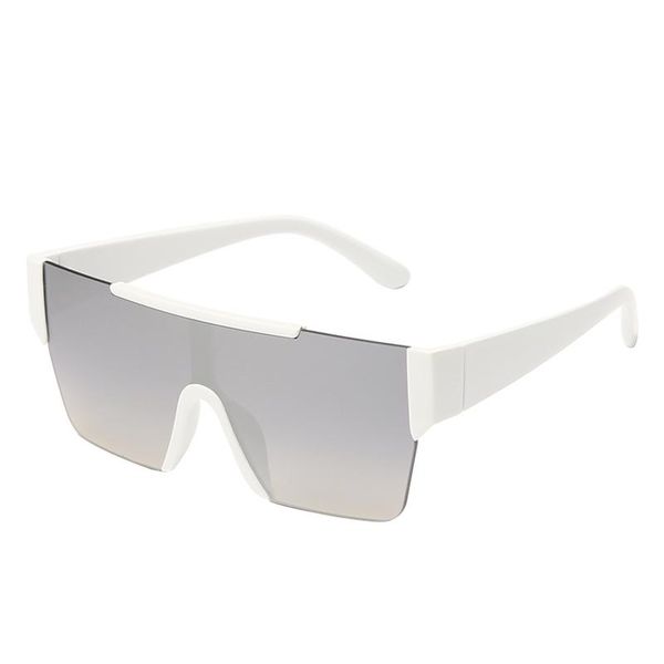 

sunglasses xikeer fashion oversized metal frame square designer women mirror sun glasses men uv400 big shades, White;black