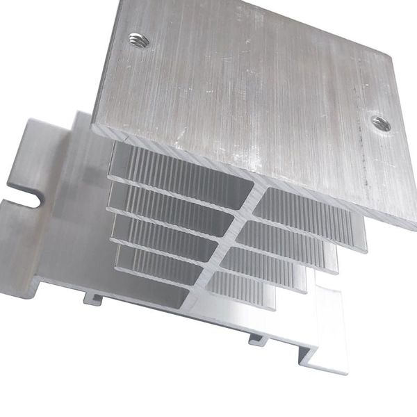

fans & coolings ssr solid state relay radiator aluminum heat sink dissipation silver 80x50x50mm suitable for 10-40a