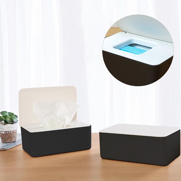 

tissue boxes & napkins household dustproof wet box with lid storage for home office desksealed baby wipes paper dispenser case