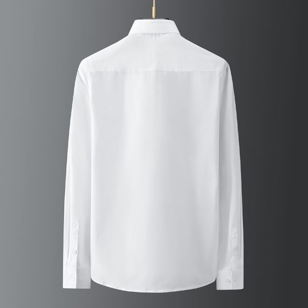 Бизнес симметрия сложенная ткань мужская рубашка с длинным рукавом Slim Chemise Homme высококлассный чистый хлопковый бизнес мужские платья рубашки